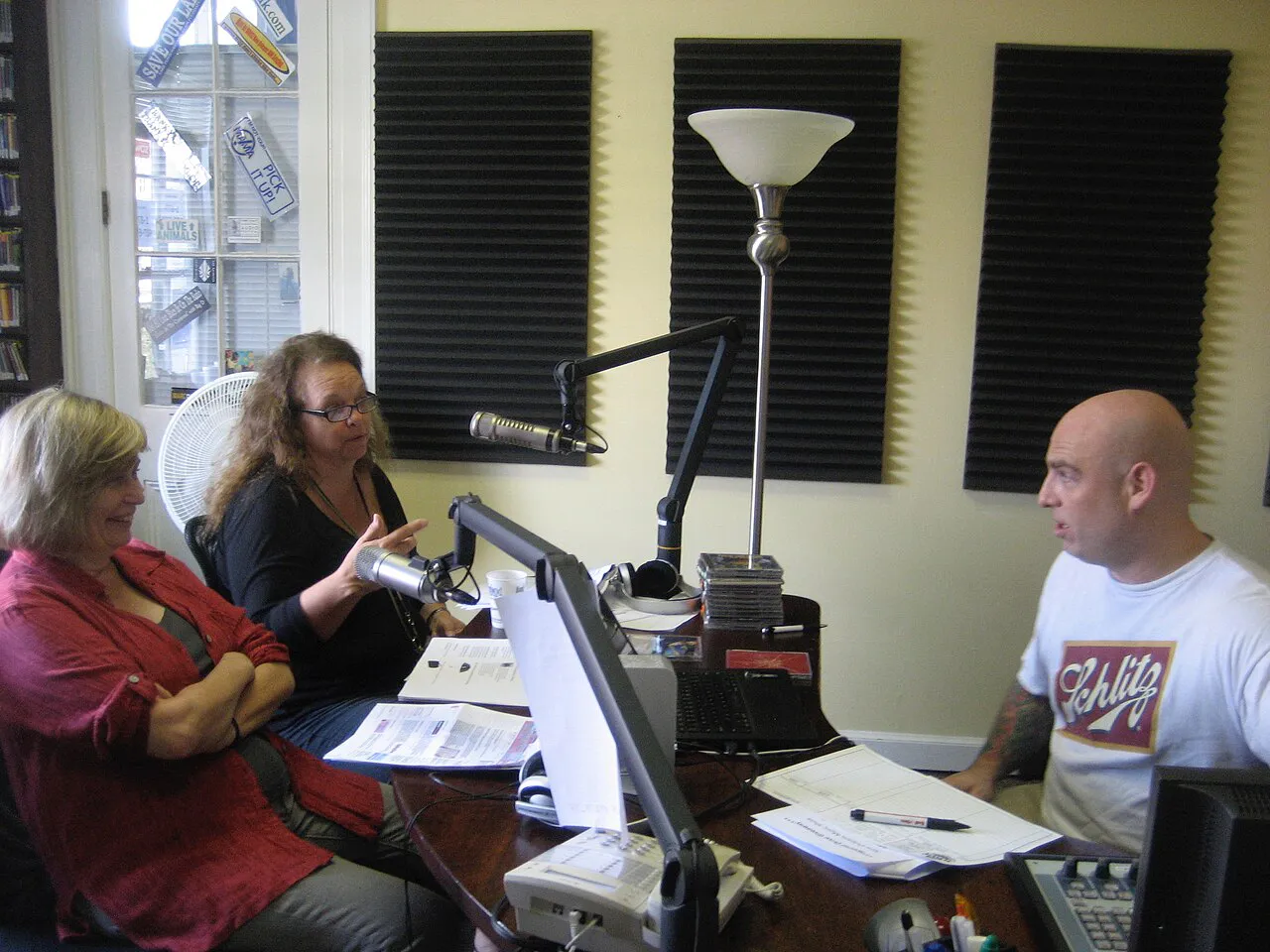 Radio WWOZ New Orleans studio