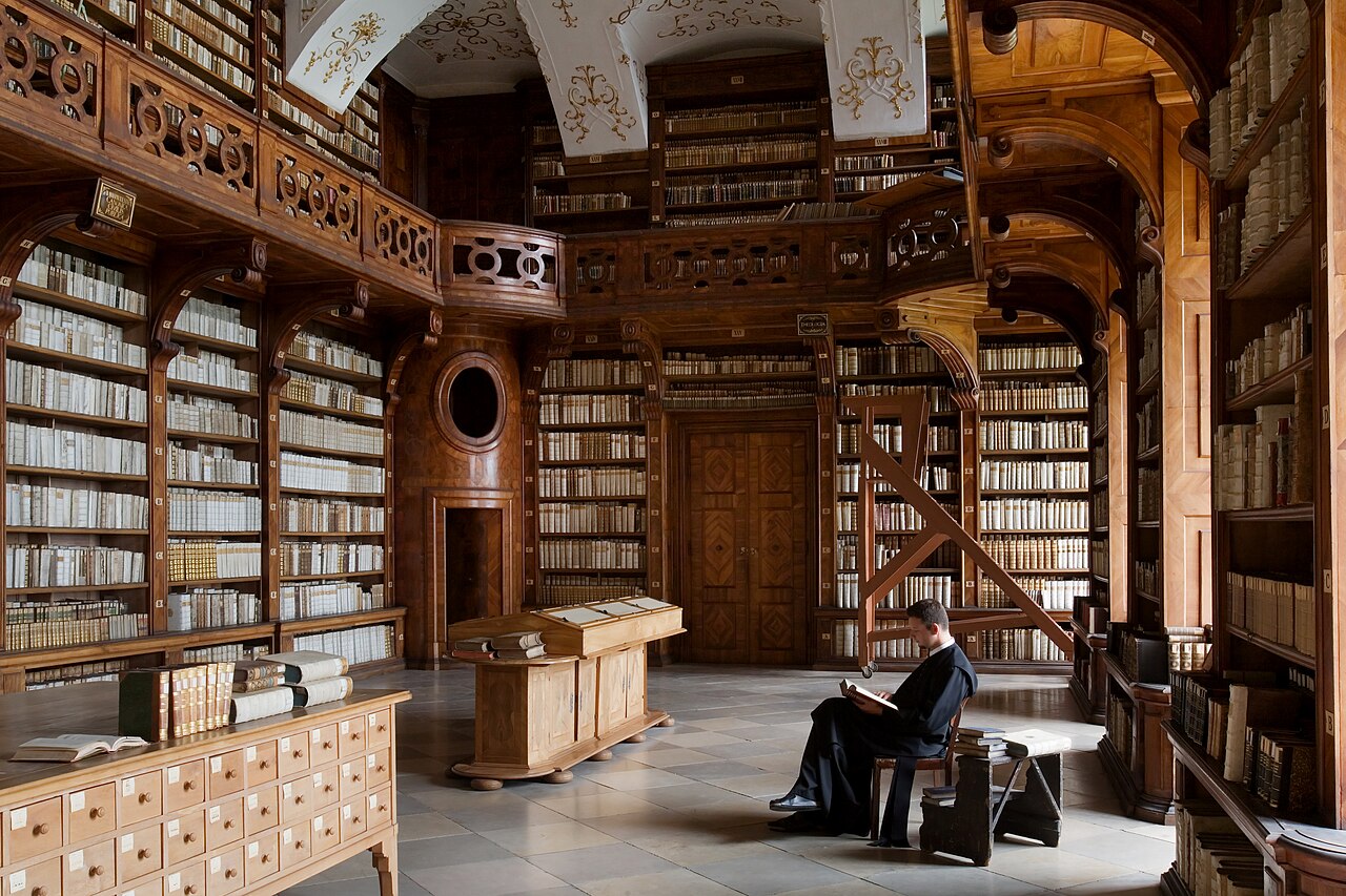 Göttweig Abbey library, Austria.