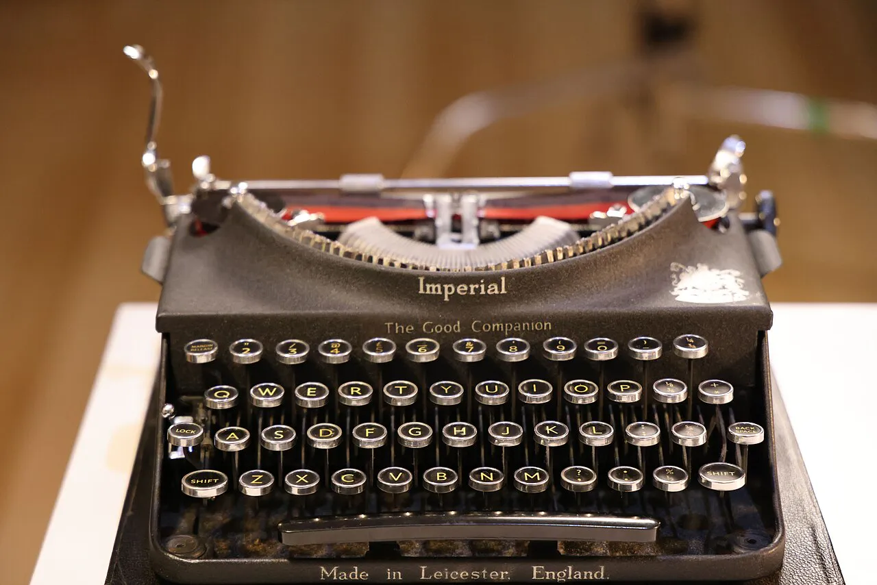 What inspires me is the line written on it - "The Good Companion".This old Imperial typewriter from Leicester, England, has seen more stories than any laptop ev